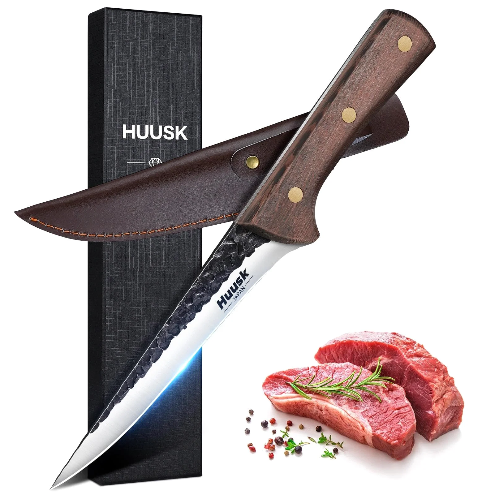 Huusk Boning Knife, 5.5", Brown